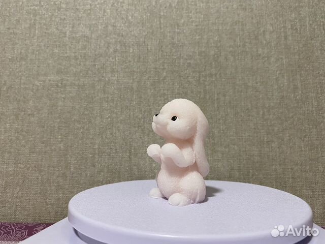 Молд форма силиконовая зайка для шоколада мыла