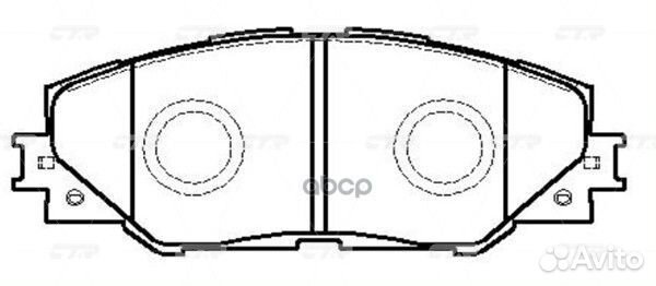 Колодки тормозные Toyota RAV 4.0VVT-i/2.2D-4D 0