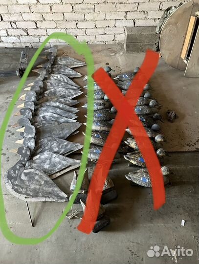 Чучела гусей для охоты