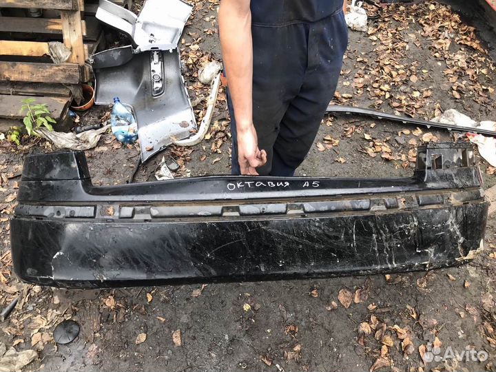 Бампер задний для Skoda Octavia (A5 1Z) 2004-2013