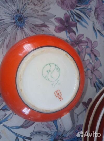 Сервиз чайный новый периода СССР