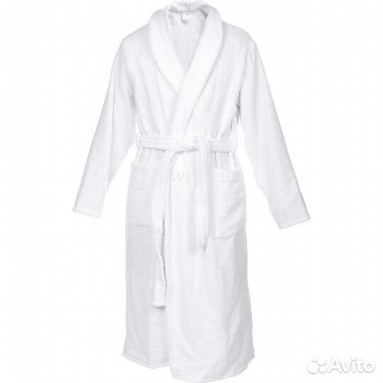 Махровый халат белый, отэльный