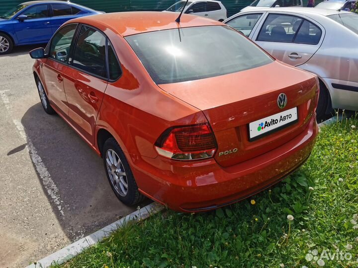 Volkswagen Polo 1.6 AT, 2016, 116 000 км