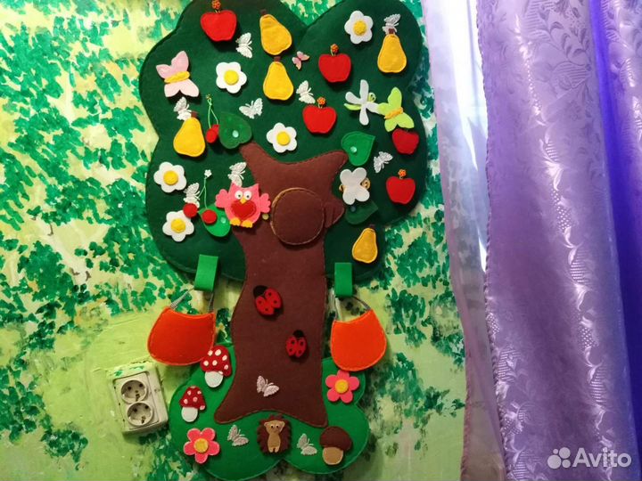 Развивающее панно Волшебное деревце