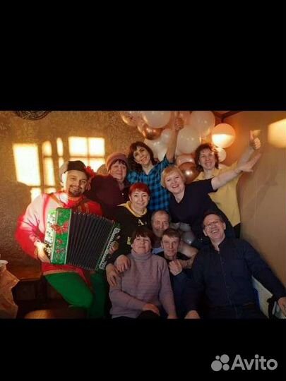 Баянист певец на праздник