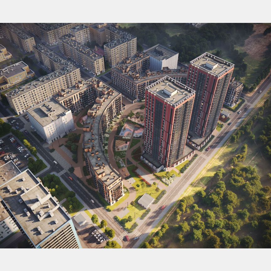 3-к. квартира, 90 м², 5/25 эт.