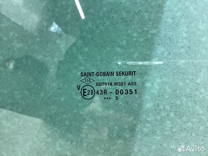 Стекло двери задней левой Renault Duster I 2012-20