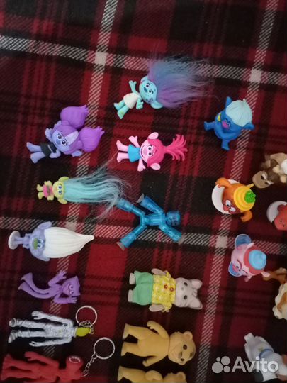 Игрушки Макдональдс Барби Селивания Тролли