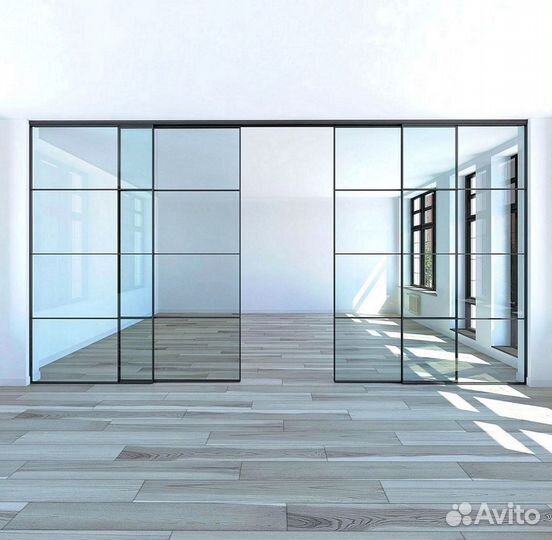 Стеклянные перегородки