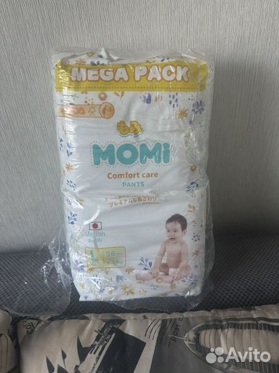 Momi Подгузники трусики 9-14 кг размер 4 L 56шт