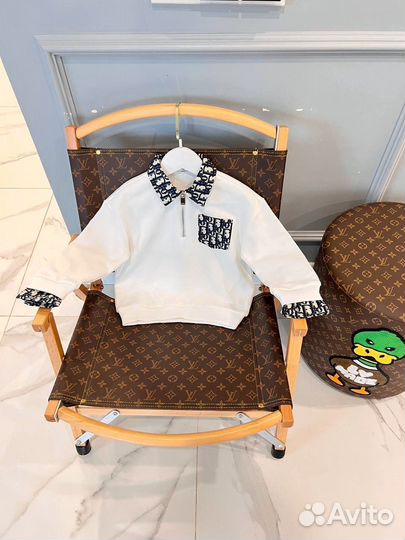 Стильное детское поло Dior, 100-150 см