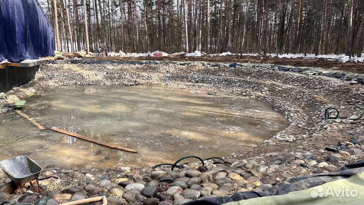 Природный камень плашка из песчаника желтого с раз