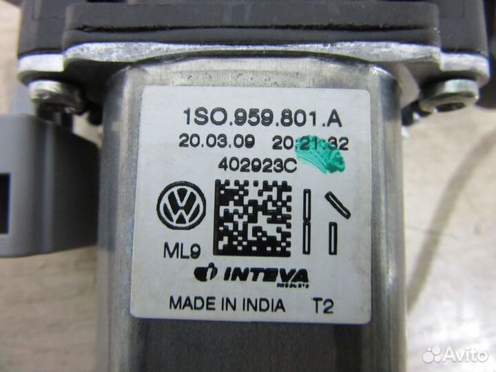 Моторчик стеклоподъемника VW Polo Sed RUS