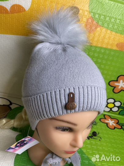 Шапка зимняя для девочки