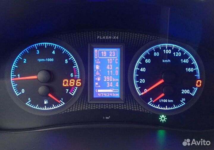 Комбинация приборов flash-X4 Приора Калина 2110