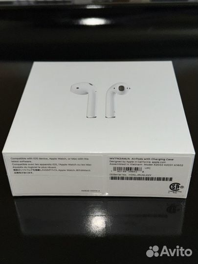 Apple Air Pods 2 (MV7N2) белые