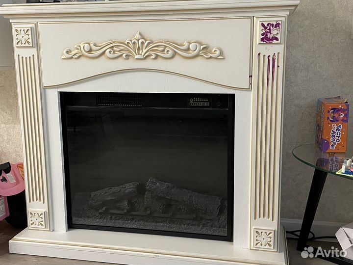 Камин электрический с порталом бу