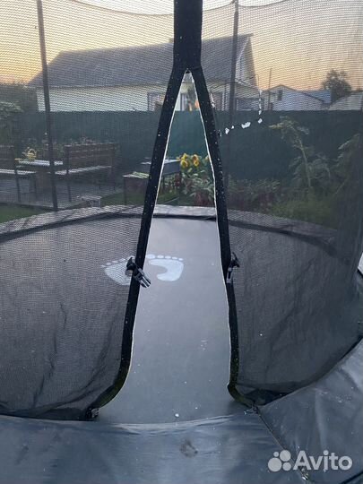 Батут с сеткой 305 бу