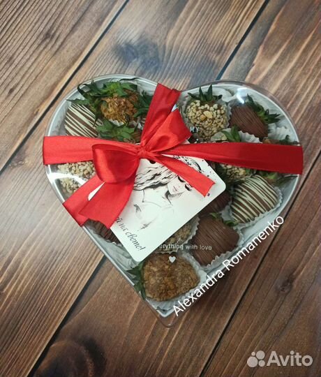 Клубника в шоколаде, набор из клубники в шоколаде