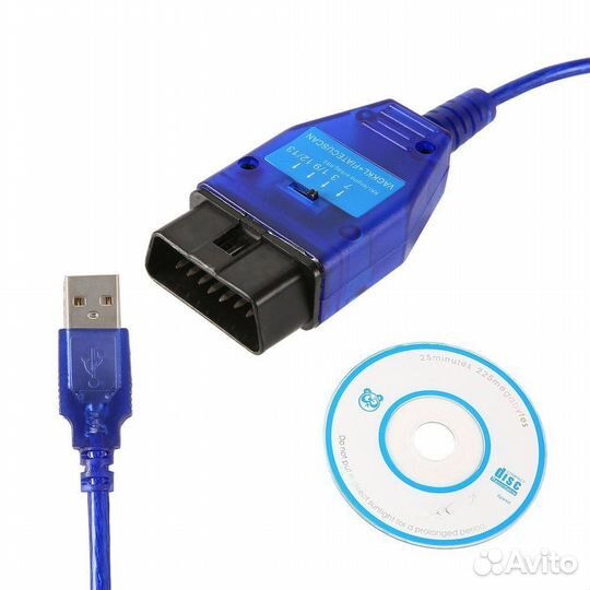 VAG COM KKL 409.1 на чипе ftdi, новый