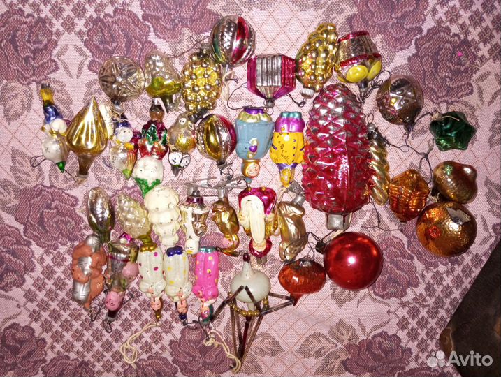 Елочные игрушки СССР