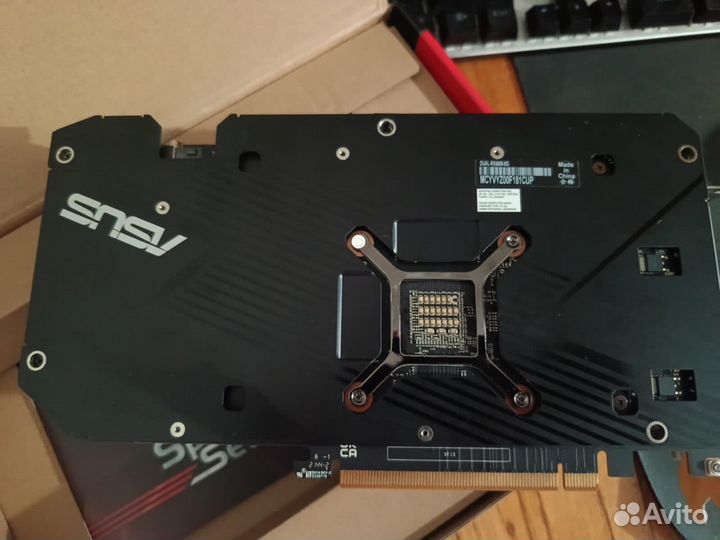 RX 6600 asus dual AMD Radeon 8GB gddr6