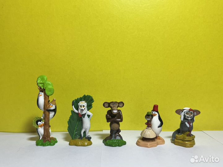 Игрушки Мадагаскар из киндер