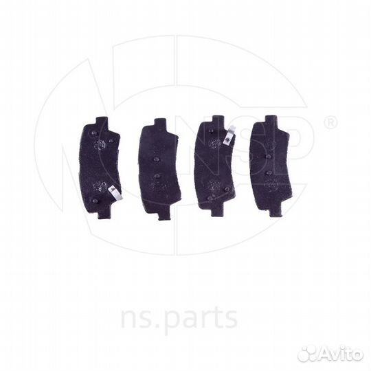 Колодки тормозные дисковые зад