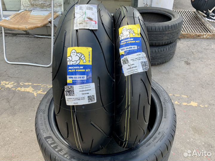 Мото шина r17 190/55 Michelin 2CT
