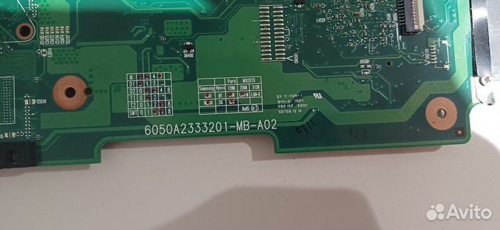 Плата на Toshiba L650 L650D L655 C650 C655