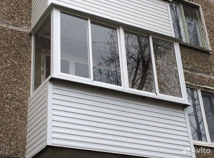 Остекление балконов и лоджий в рассрочку J5531