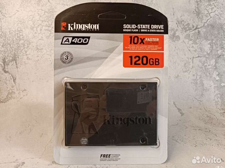 SSD 120gb*5штук, Kingston новые