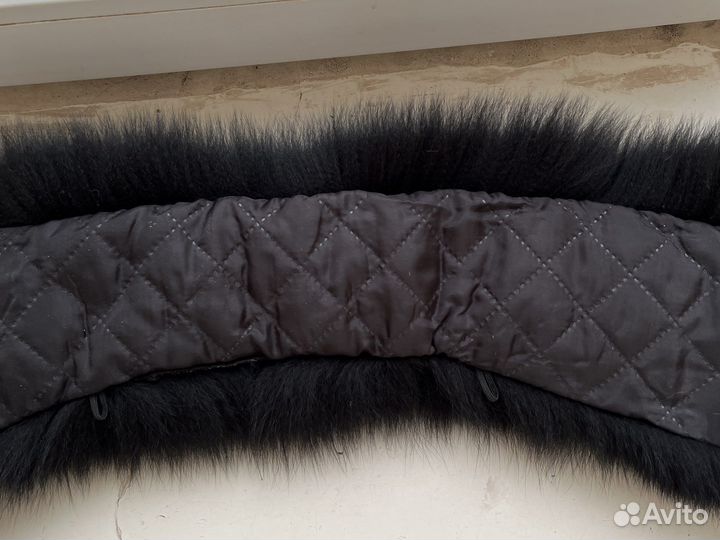 Меховой воротник песец