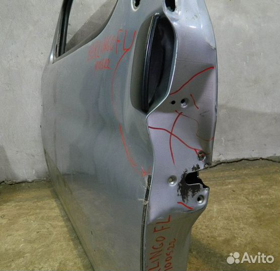 Дверь передняя левая Citroen Berlingo 1