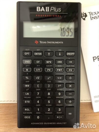 Финансовый Калькулятор BA II Plus Professional