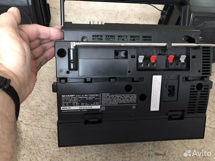 Магнитола Sharp WF-T379Z(BK) 2-х кассетная