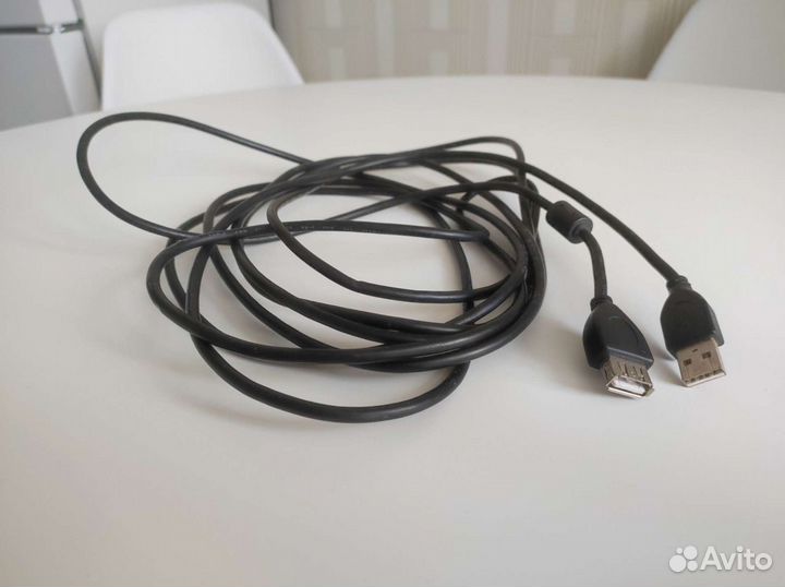 Usb кабель 2 метра папа-мама