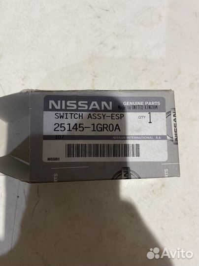 Кнопка esp qashqai