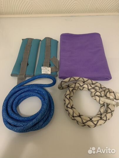 Утяжелители и скакалка для гимнастики