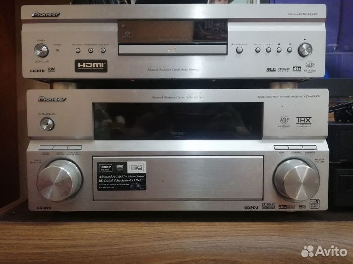 Ресивер Pioneer Ax4 asi + DVD Pioneer 989avi