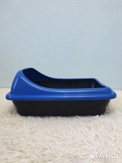 Туалет лоток для кошек с высоким бортом
