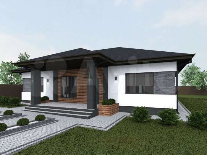 Дом 97 м² на участке 6 сот.