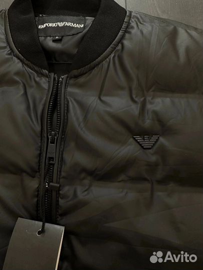 Бомбер мужской, куртка armani