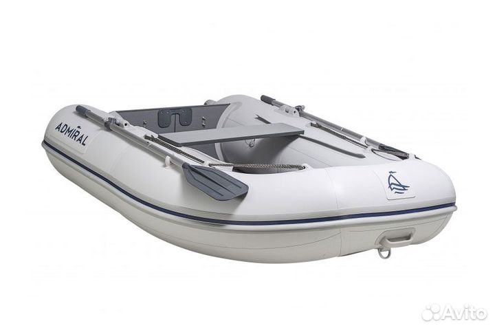 Лодка пвх Адмирал 200; серая