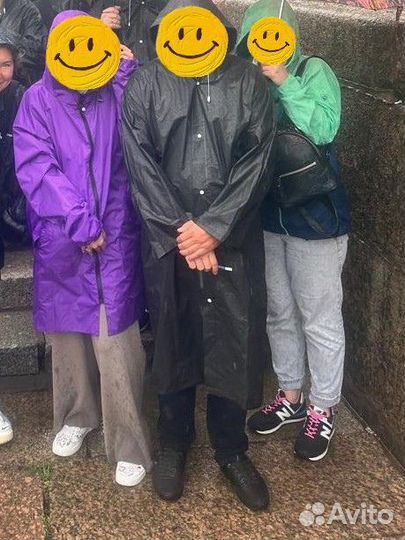 Плащ дождевик двусторонний