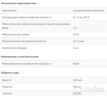 Фонтанный насос Aquario AFP-50