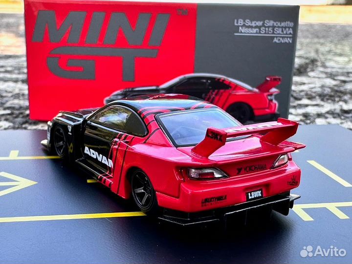 Nissan Silvia S15 Advan Mini GT 1 64 New