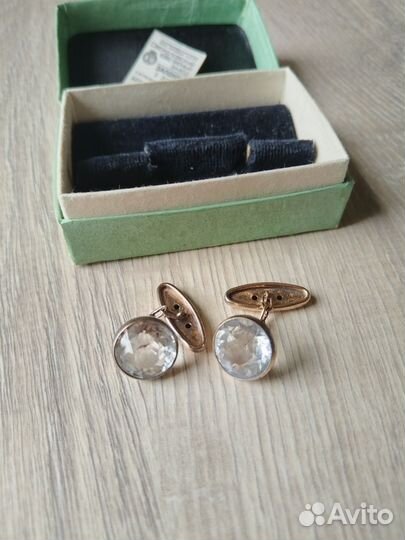 Запонки серебро СССР