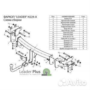 Фаркоп KIA Sorento,Hyundai Santa Fe