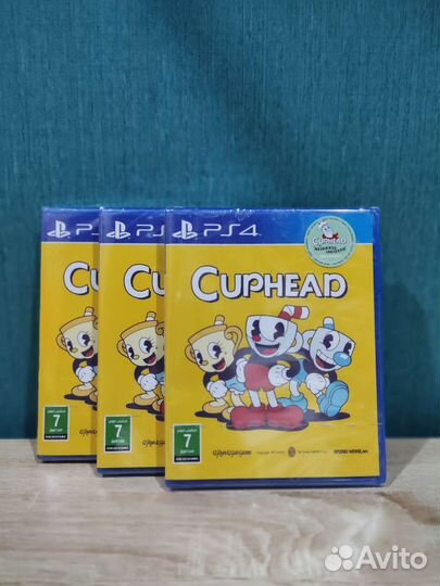 Игра PS4 PS5 Cuphead. Диск новый, в пленке